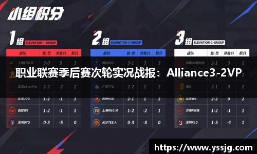 职业联赛季后赛次轮实况战报：Alliance3-2VP